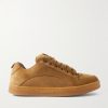 Suede and Mesh Sneakers