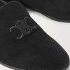 Logo-Embroidered Grosgrain-Trimmed Suede Loafers - CU