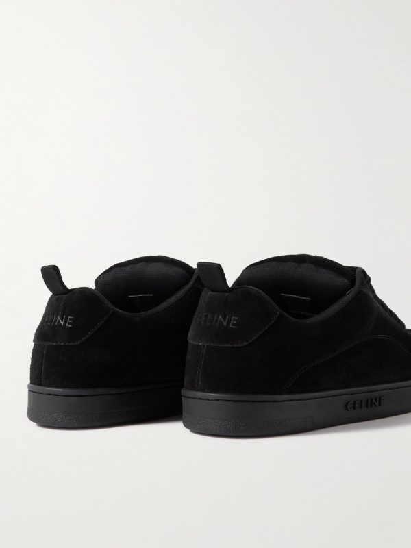 Suede and Mesh Sneakers - BK