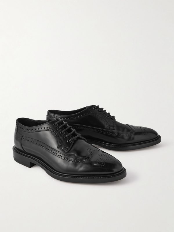 Polished-Leather Brogues - FR Polished-Leather Brogues - FR