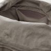 Large Leather-Trimmed Shell Weekend Bag - E1