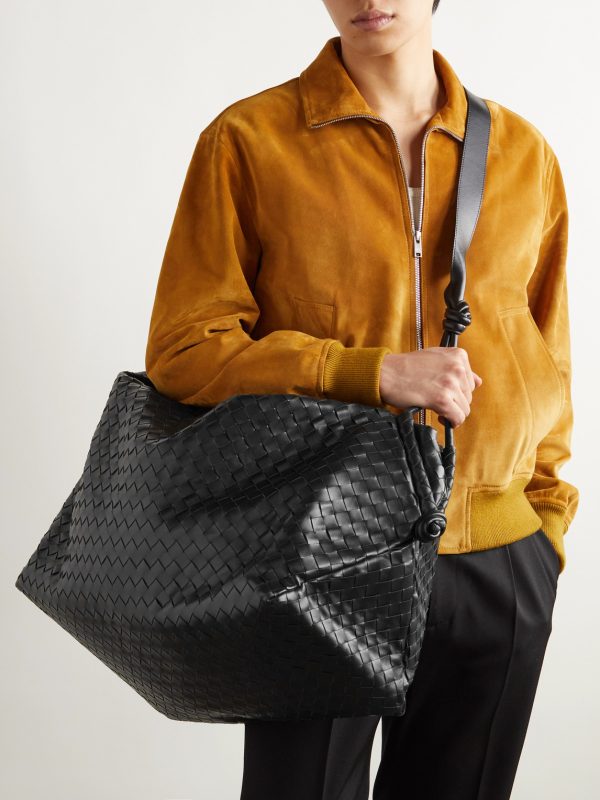 Intrecciato Leather Holdall - OU Intrecciato Leather Holdall - OU