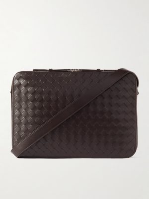 Slim Getaway Intrecciato Leather Briefcase Slim Getaway Intrecciato Leather Briefcase