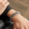 Engraved Sterling Silver Cuff - FR