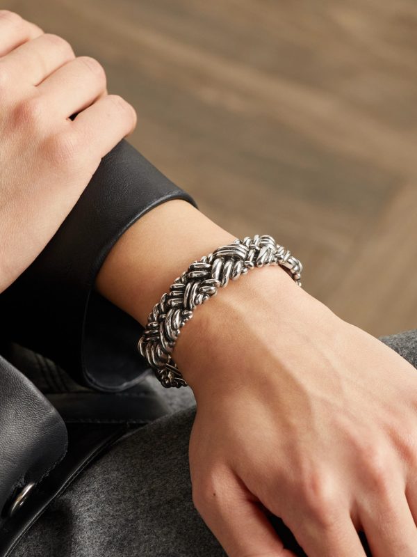 Engraved Sterling Silver Cuff - FR