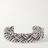 Engraved Sterling Silver Cuff
