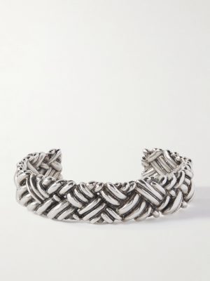 Engraved Sterling Silver Cuff