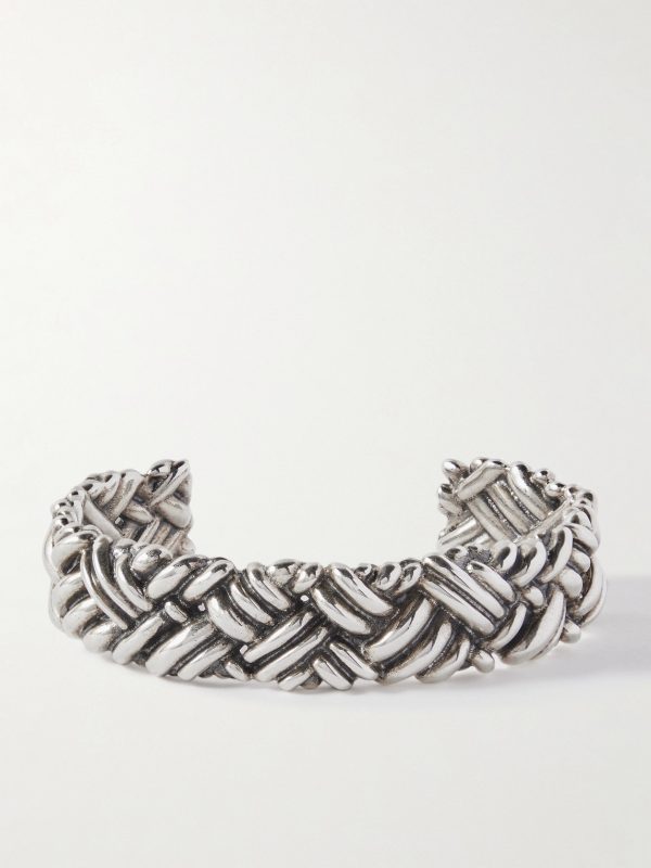 Engraved Sterling Silver Cuff