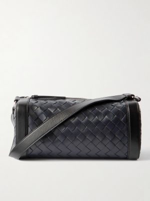 Brick Intrecciato Leather Messenger Bag Brick Intrecciato Leather Messenger Bag