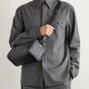 Brick Intrecciato Leather Messenger Bag - OU Brick Intrecciato Leather Messenger Bag - OU
