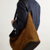 Large Passenger Leather-Trimmed Intrecciato Suede Weekend Bag - OU Large Passenger Leather-Trimmed Intrecciato Suede Weekend Bag - OU