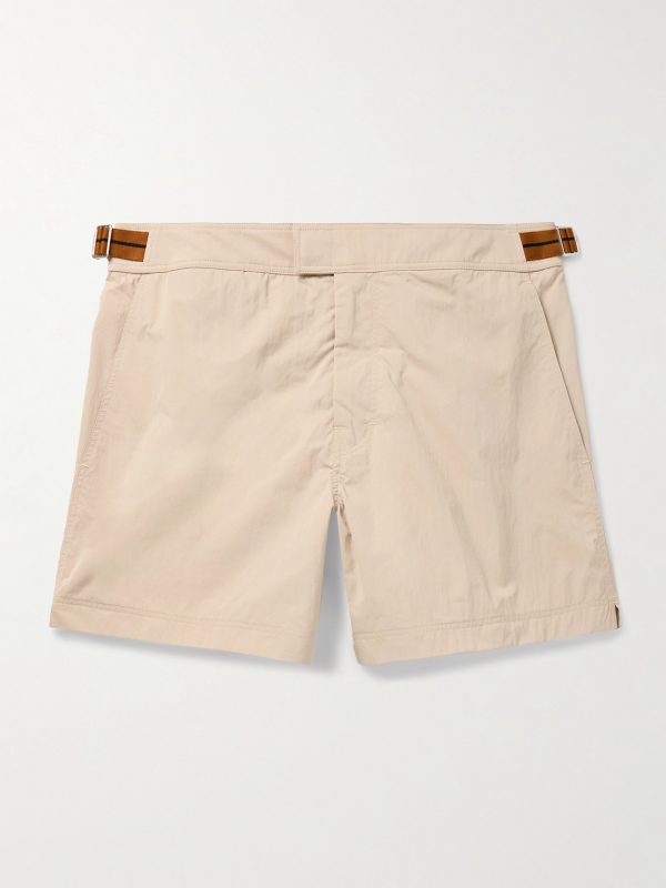 Straight-Leg Mid-Length Swim Shorts Straight-Leg Mid-Length Swim Shorts