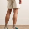 Straight-Leg Cotton-Blend Shorts - BK
