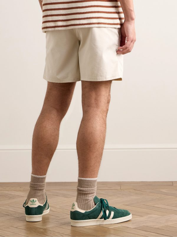 Straight-Leg Cotton-Blend Shorts - BK