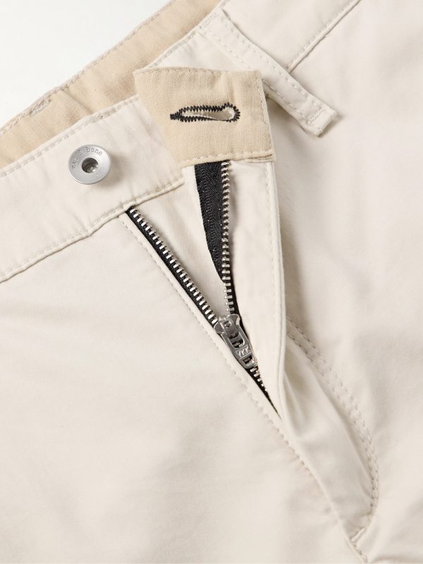 Straight-Leg Cotton-Blend Shorts - E1