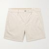 Straight-Leg Cotton-Blend Shorts