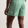 Straight-Leg Mid-Length Swim Shorts - BK Straight-Leg Mid-Length Swim Shorts - BK