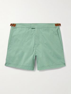 Straight-Leg Mid-Length Swim Shorts Straight-Leg Mid-Length Swim Shorts
