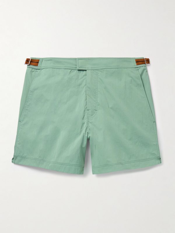 Straight-Leg Mid-Length Swim Shorts Straight-Leg Mid-Length Swim Shorts