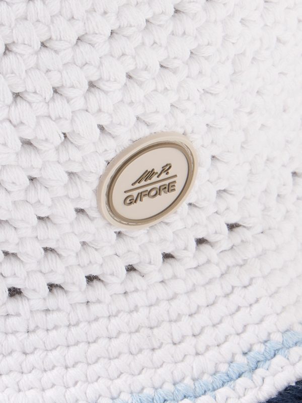 + G/FORE Logo-Appliquéd Crocheted Cotton Bucket Hat - CU + G/FORE Logo-Appliquéd Crocheted Cotton Bucket Hat - CU