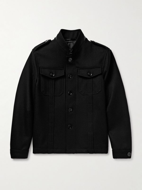 Wool-Felt Overshirt