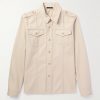Cotton and Silk-Blend Twill Overshirt Cotton and Silk-Blend Twill Overshirt