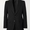 Dyylan Slim-Fit Pinstriped Metallic Wool-Blend Twill Suit Jacket