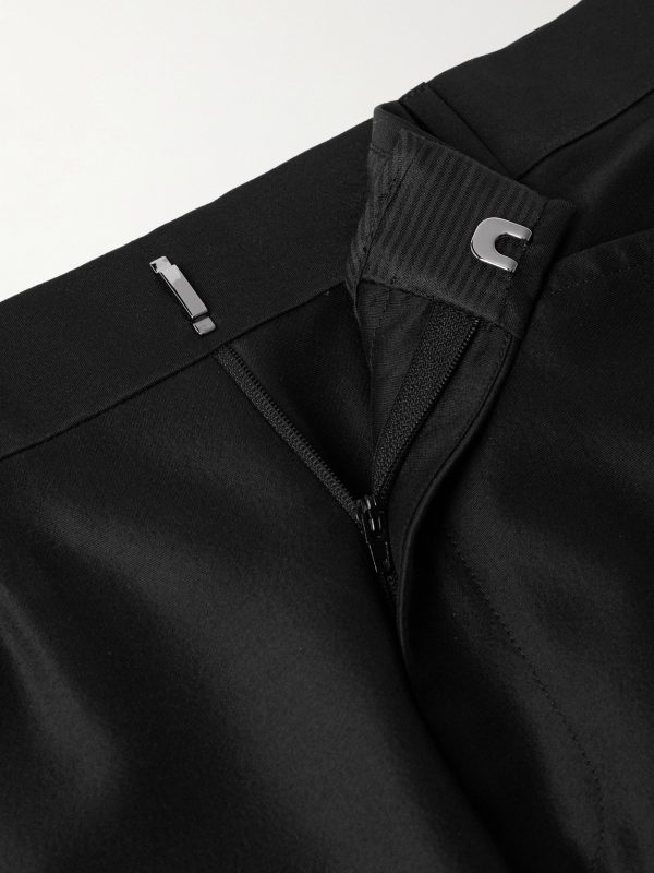 Dyylan Tapered Wool and Silk-Blend Twill Suit Trousers - E1