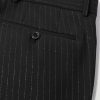 Dyylan Tapered Pinstriped Metallic Wool-Blend Twill Trousers - CU Dyylan Tapered Pinstriped Metallic Wool-Blend Twill Trousers - CU