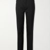 Dyylan Tapered Pinstriped Metallic Wool-Blend Twill Trousers Dyylan Tapered Pinstriped Metallic Wool-Blend Twill Trousers