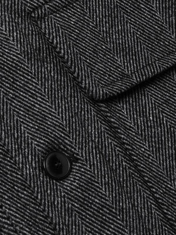 Traveler Herringbone Wool and Cashmere-Blend Shirt Jacket - E1 Traveler Herringbone Wool and Cashmere-Blend Shirt Jacket - E1