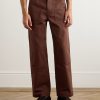 Garden Straight-Leg Cotton-Canvas Trousers - FR Garden Straight-Leg Cotton-Canvas Trousers - FR