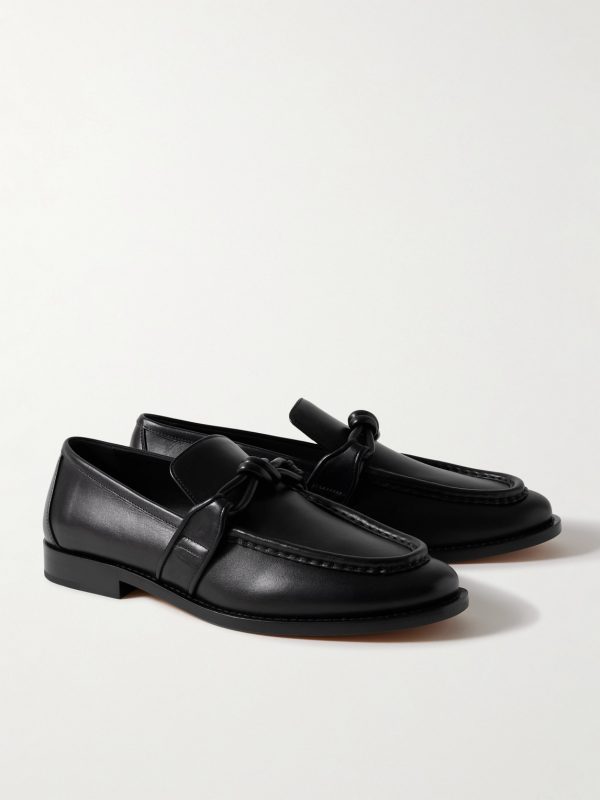 Astaire Knot-Detailed Leather Loafers - FR Astaire Knot-Detailed Leather Loafers - FR