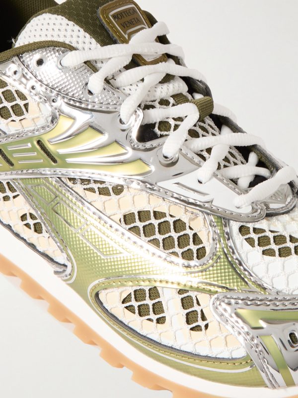 Orbit Metallic Rubber and Mesh Sneakers - CU Orbit Metallic Rubber and Mesh Sneakers - CU
