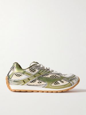 Orbit Metallic Rubber and Mesh Sneakers Orbit Metallic Rubber and Mesh Sneakers
