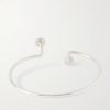 Silver Obsidian Cuff - BK Silver Obsidian Cuff - BK