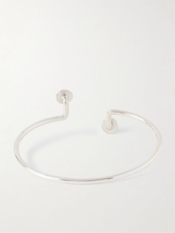 Silver Obsidian Cuff - BK Silver Obsidian Cuff - BK