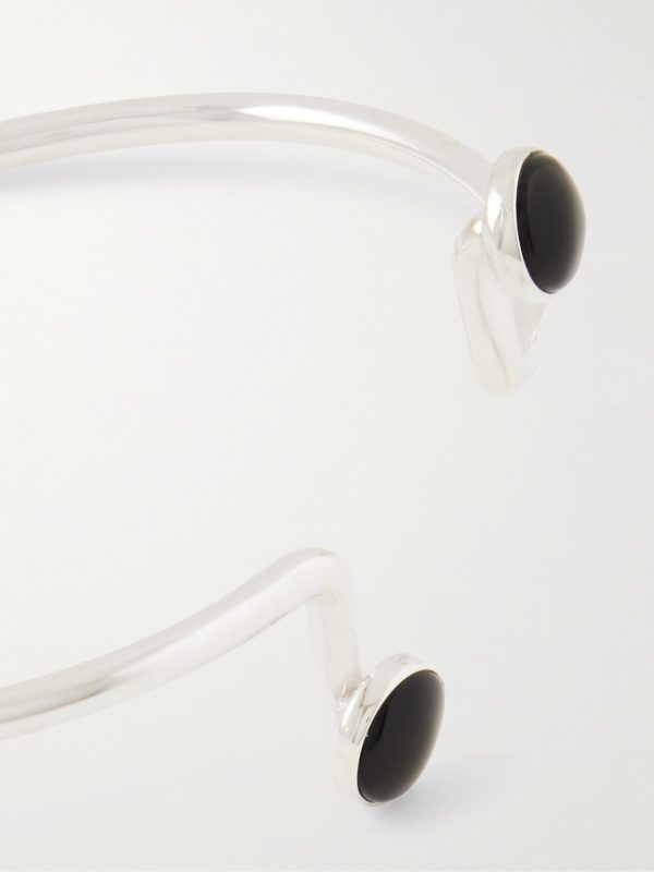 Silver Obsidian Cuff - CU Silver Obsidian Cuff - CU