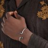 Silver Obsidian Cuff - FR Silver Obsidian Cuff - FR