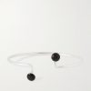 Silver Obsidian Cuff Silver Obsidian Cuff