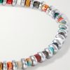 Silver Multi-Stone Beaded Bracelet - CU Silver Multi-Stone Beaded Bracelet - CU