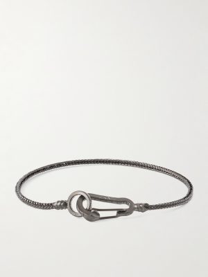 Ruthenium-Plated Bracelet
