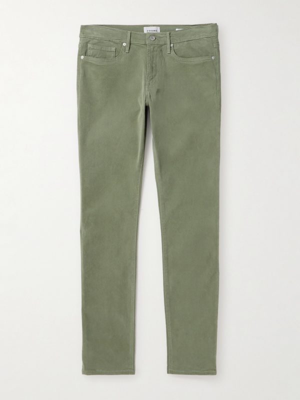 L'Homme Slim-Fit Stretch Lyocell-Blend Trousers L'Homme Slim-Fit Stretch Lyocell-Blend Trousers