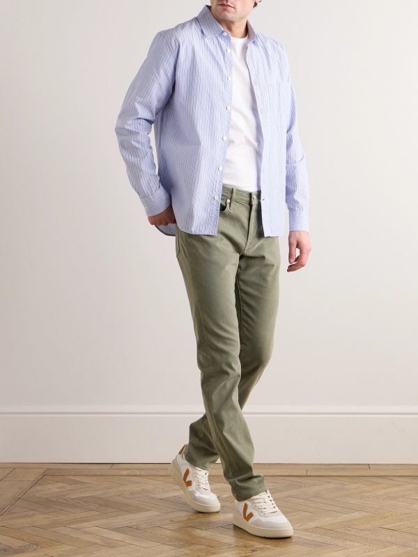 L'Homme Slim-Fit Stretch Lyocell-Blend Trousers - OU L'Homme Slim-Fit Stretch Lyocell-Blend Trousers - OU