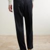 Tapered Pleated Virgin Wool-Flannel Drawstring Trousers - BK Tapered Pleated Virgin Wool-Flannel Drawstring Trousers - BK