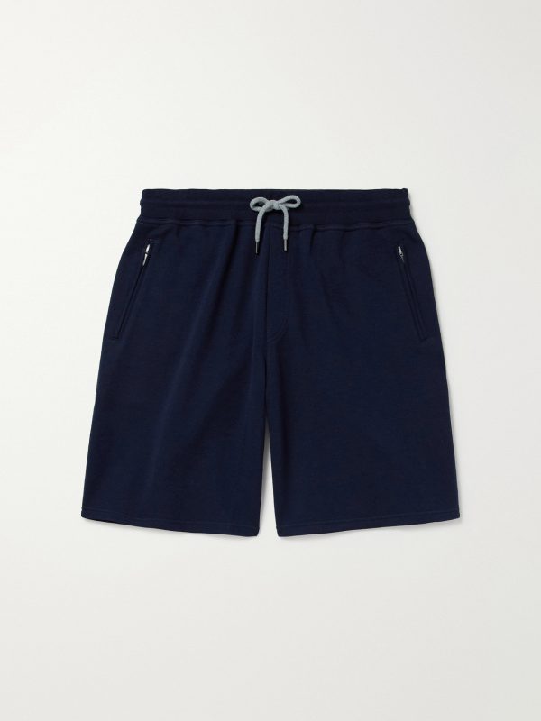 Straight-Leg Cotton-Blend Jersey Drawstring Shorts Straight-Leg Cotton-Blend Jersey Drawstring Shorts