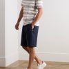 Straight-Leg Cotton-Blend Jersey Drawstring Shorts - OU Straight-Leg Cotton-Blend Jersey Drawstring Shorts - OU