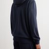 Cashmere-Blend Zip-Up Hoodie - BK