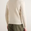 Ribbed Cashmere Sweater - BK Ribbed Cashmere Sweater - BK