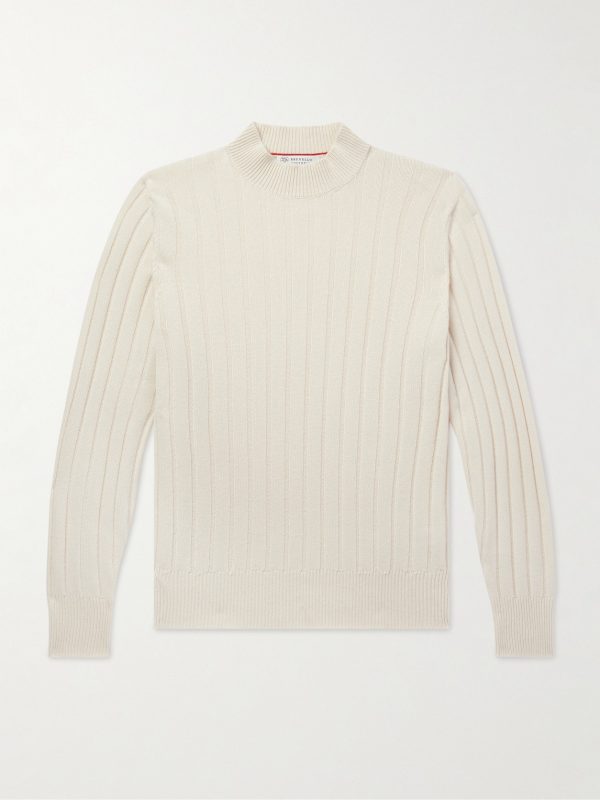 Ribbed Cashmere Sweater Ribbed Cashmere Sweater